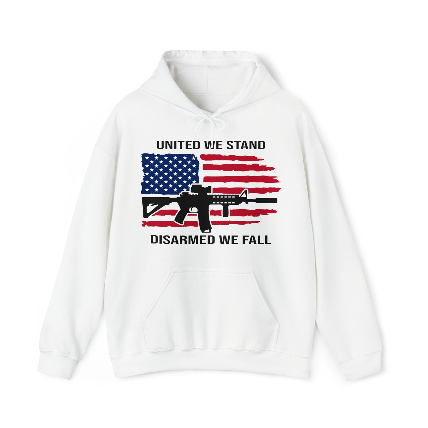 UNITED WE STAND DISARMED WE FALL - UNISEX HOODIE