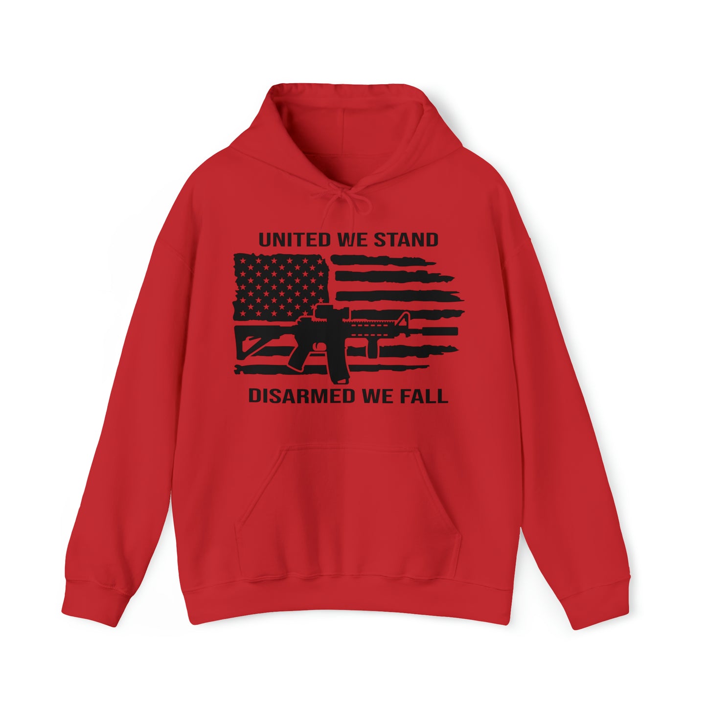 UNITED WE STAND DISARMED WE FALL - UNISEX HOODIE