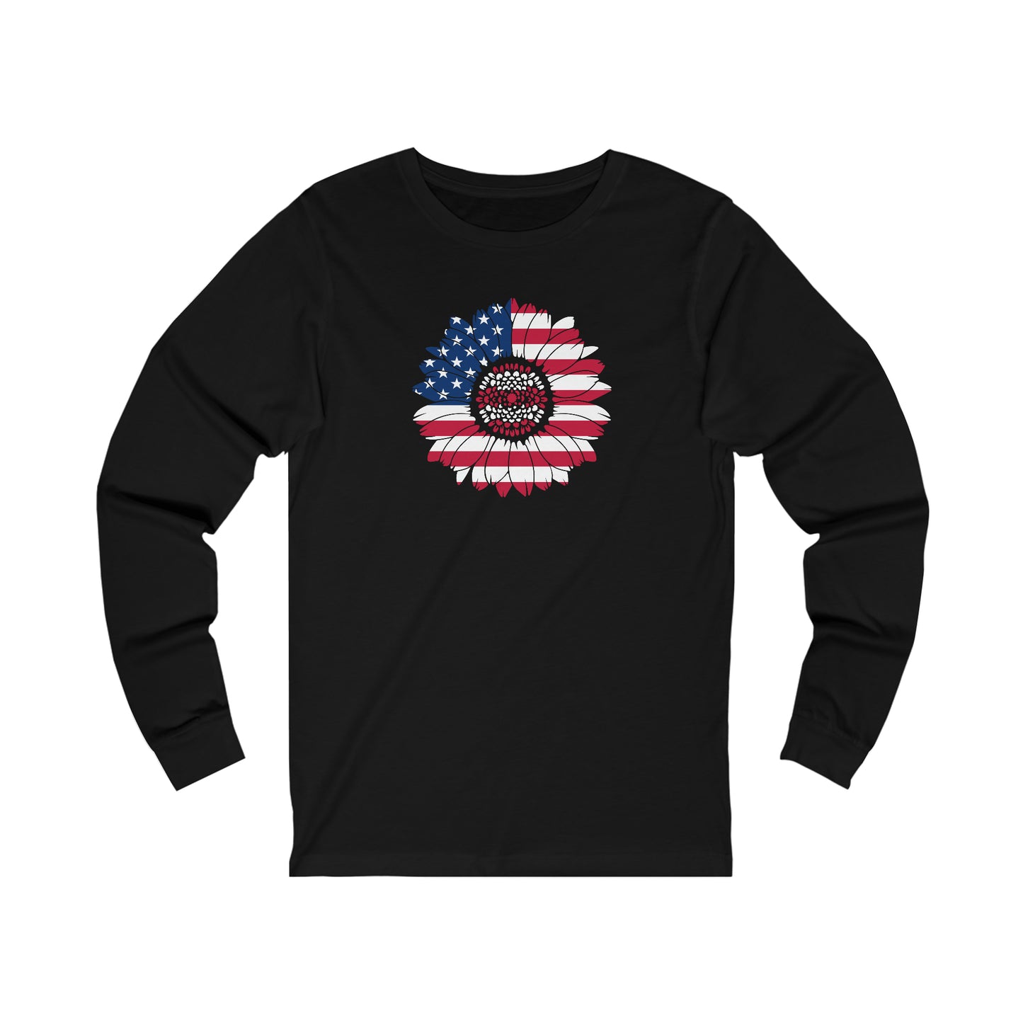 AMERICA FLOWER - UNISEX LONG SLEEVE