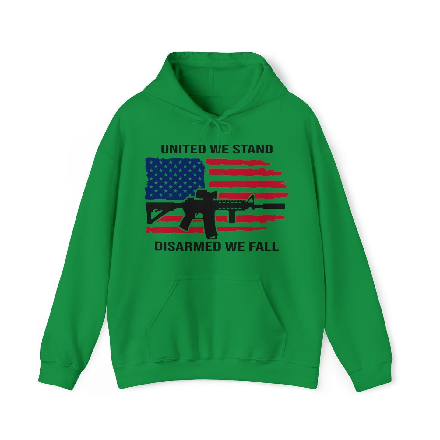 UNITED WE STAND DISARMED WE FALL - UNISEX HOODIE